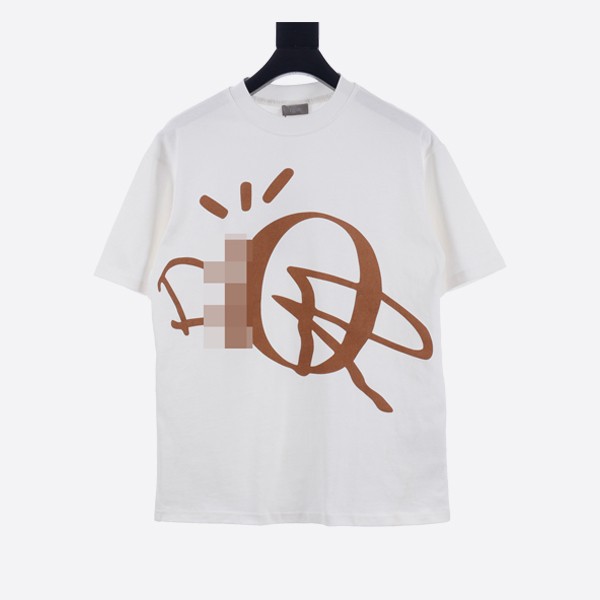 Dior x Cactus Jack Oversized T-Shirt White/Brown