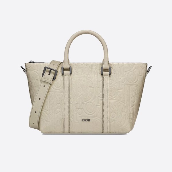 Dior Weekender 25 Bag in Gravity Leather and Grained Calfskin (1ESPO322LLG_H115)