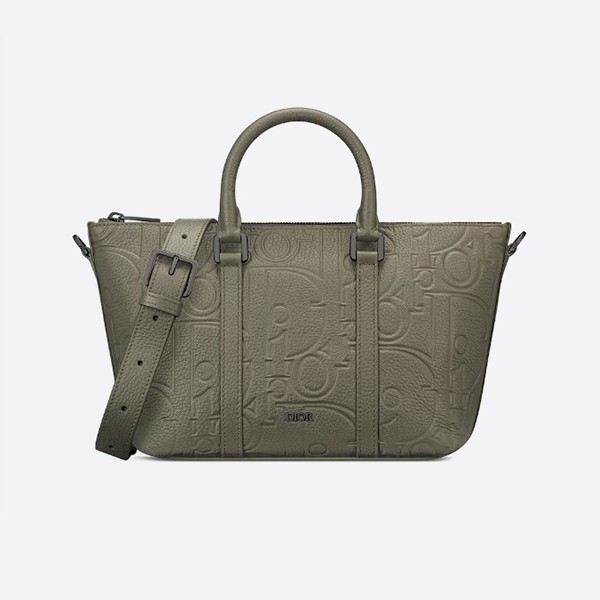 Dior Weekender 25 Bag in Gravity Leather and Grained Calfskin (1ESPO322LLG_H635)