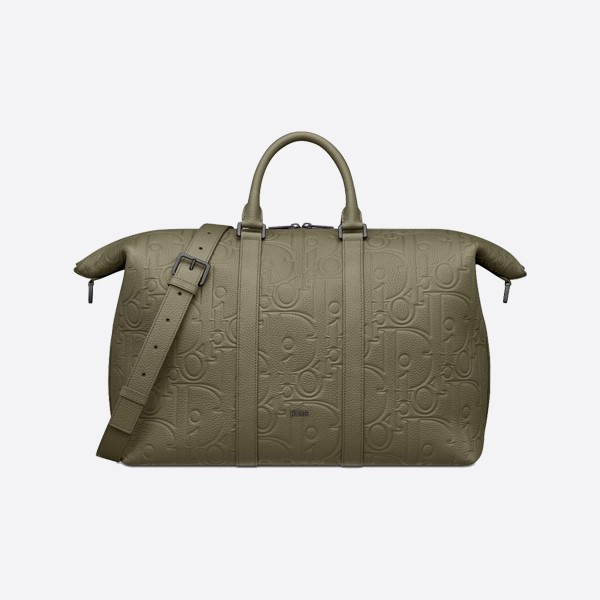 Dior Weekender 40 Bag in Gravity Leather and Grained Calfskin (1ESDU134LLG_H635)