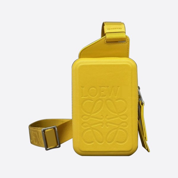 Loewe Molded Sling Bag Lemon Zest B987W42X07