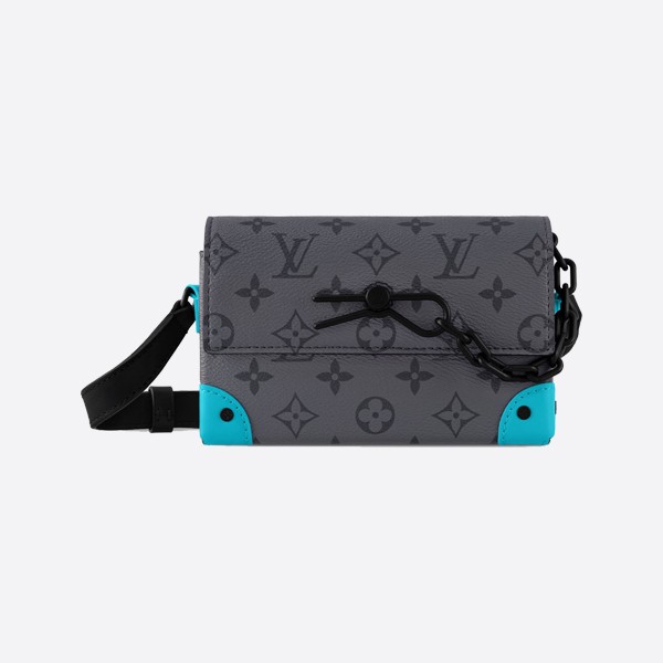 Louis Vuitton Steamer Wearable Wallet Monogram Eclipse Canvas M11496