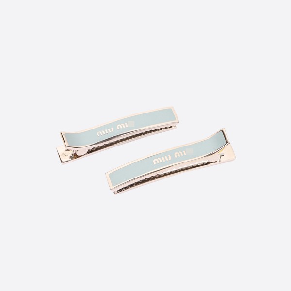 Miu Miu Enamel Metal Hair Clip 5JF136_2F6T_F0KUQ
