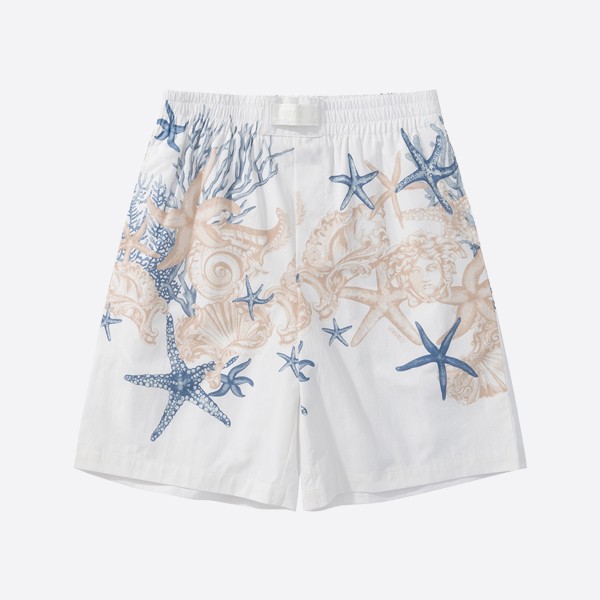 Versace Barocco Sea Cotton Shorts