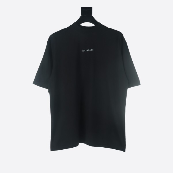 Balenciaga Back T-Shirt, Medium Fit, Black
