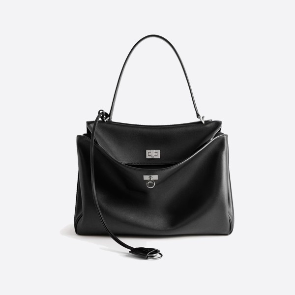 Balenciaga Rodeo Medium Handbag, Black, 7897722AA4U1000
