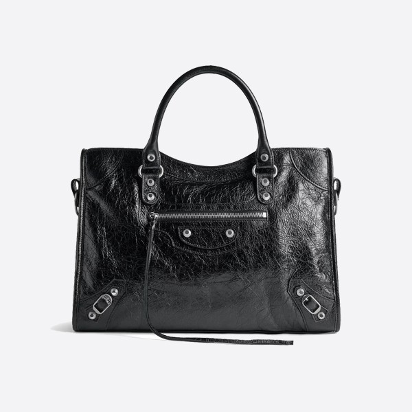 Balenciaga Le City Medium Bag, Black, 7977862AA9S1000