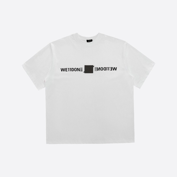 Welldone Patch Mirror Logo T-Shirt in White