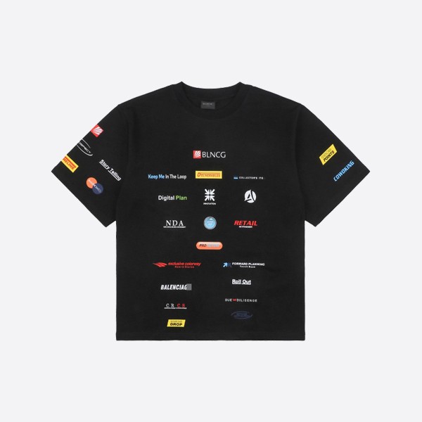 Balenciaga Business T-shirt in Black