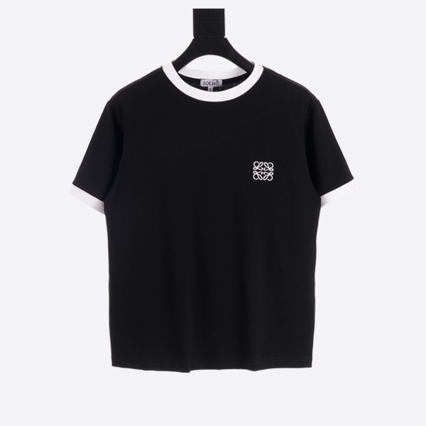 Loewe Slim Fit T-Shirt in Black/White Cotton