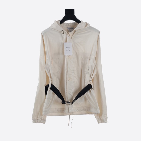 Bottega Veneta Detachable Fanny Pack Hooded Jacket