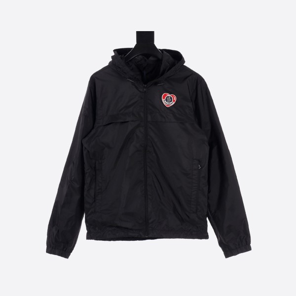 Moncler Heart Logo Hooded Jacket