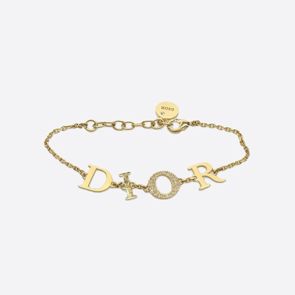 Dior Bracelet Dior Letters Logo Gold