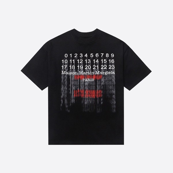 Maison Margiela Ghost Logo Short Sleeve Black