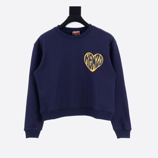 Kenzo Hearts Women's Small Heart Long Sleeve Sweatshirt
