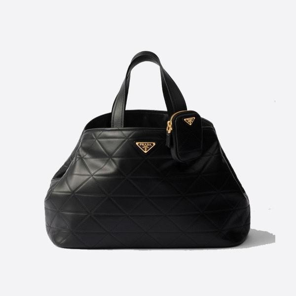 Prada Quilted Leather Tote Bag 1BG548
