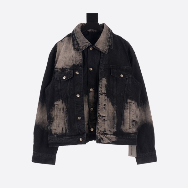 Balenciaga Oli Frederico Graffiti Denim Jacket