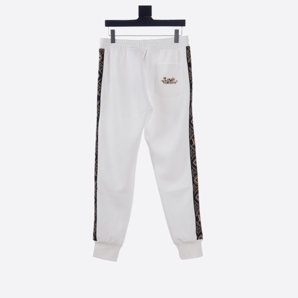 Louis Vuitton Web Letter Pants White