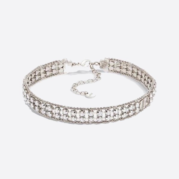 Dior Sparkle Choker in Metal and Crystal