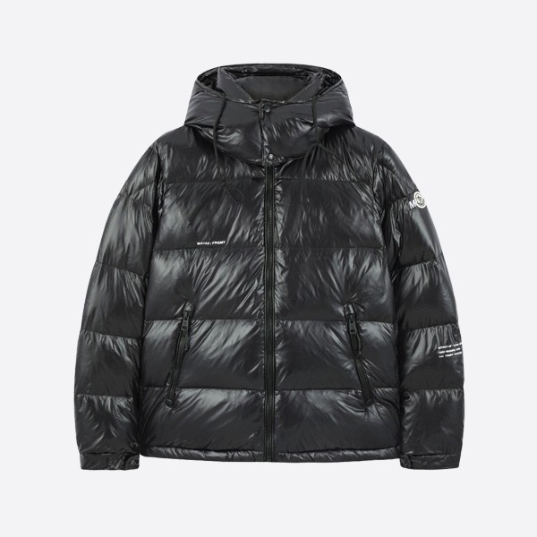 Moncler Hiroshi Fujiwara collaboration down jacket in black