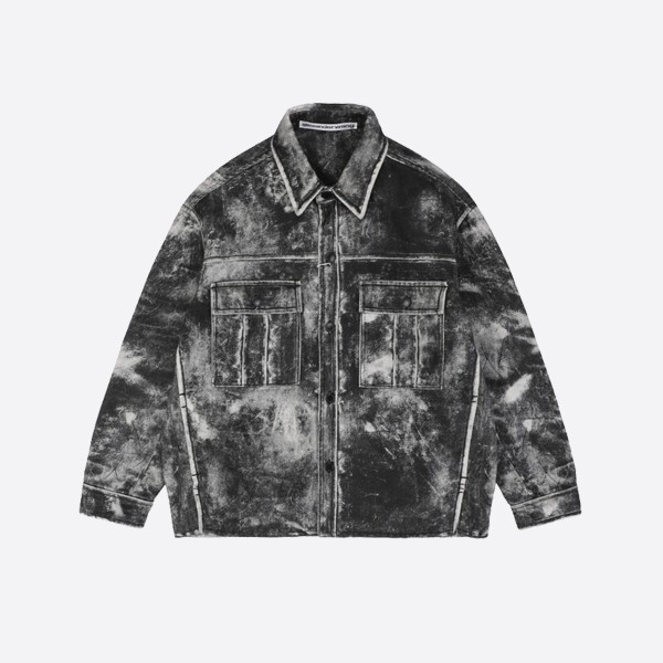 Alexander Wang distressed print jacket