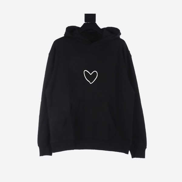Balenciaga Love Graffiti Sweatshirt in Black
