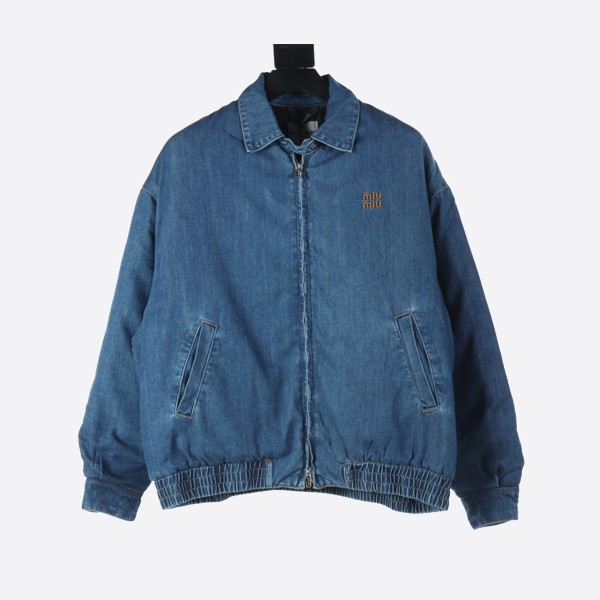 Miu Miu Appliqué Denim Jacket