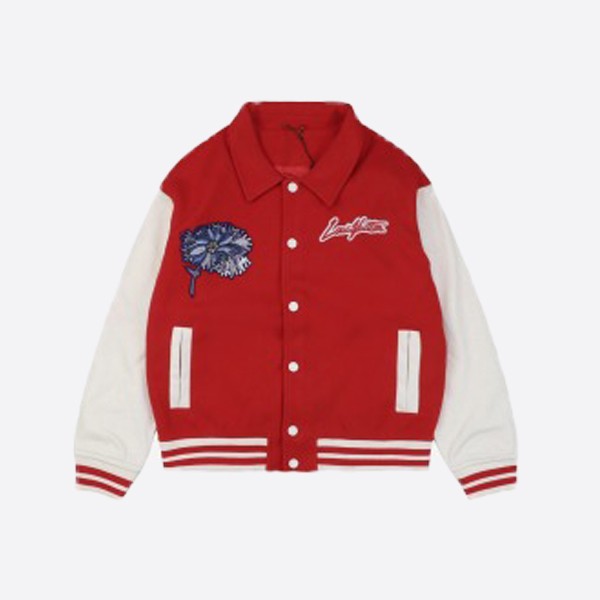 Louis Vuitton 2023Fw Psychedelic Floral Baseball Jacket