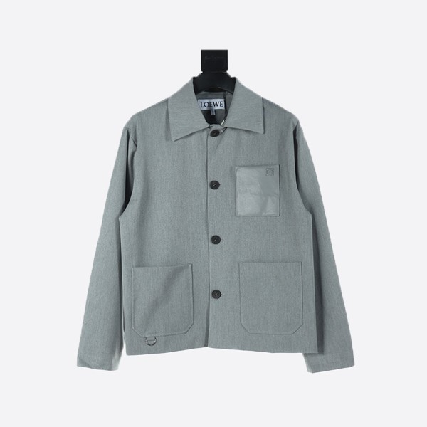 Loewe 3-Pocket Wool Utility Lapel Jacket