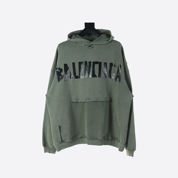 Balenciaga BLCG Tape Hooded Sweatshirt