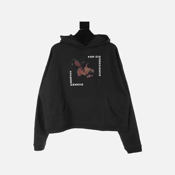 Enfants Riches Deprimes Red Portrait Slogan Hooded Sweatshirt