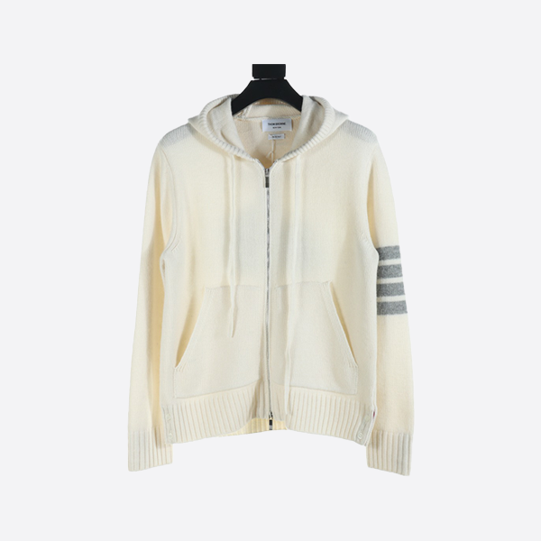 Thom Browne Rose Australian Wool Hooded Jacket