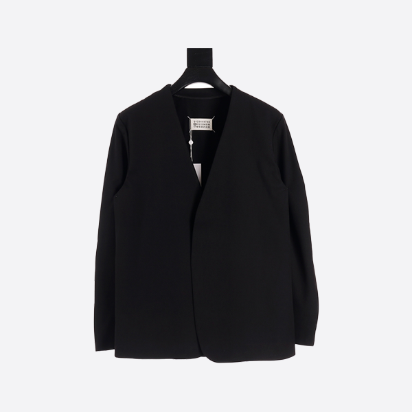 Maison Margiela wool collarless suit