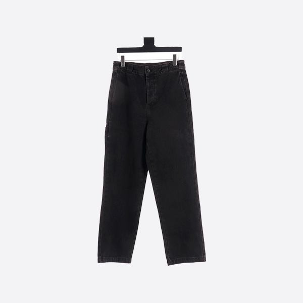 Prada Triangle Denim Denim Pants