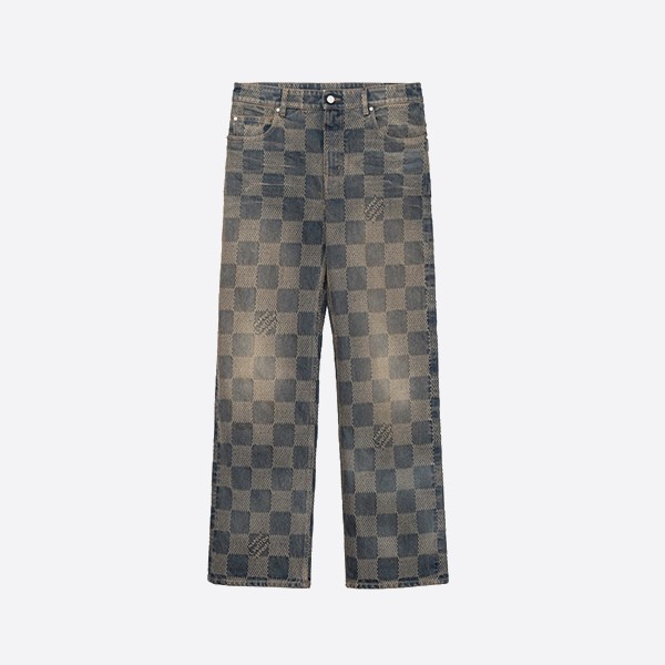 Louis Vuitton Damier Washed Denim Skate Pants