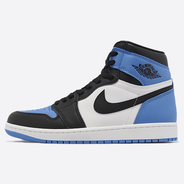 Nike AJ1 White Blue Black High-Top Shoes DZ5485-400 (Small Version)