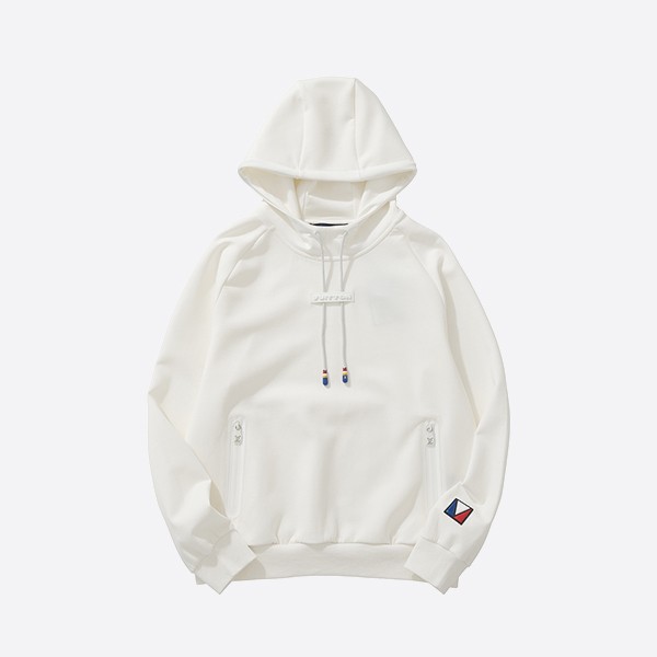 Louis Vuitton Signature Cotton Hoodie White