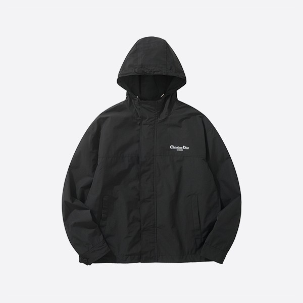 Christian Dior Couture Windbreaker in Black Blended Cotton