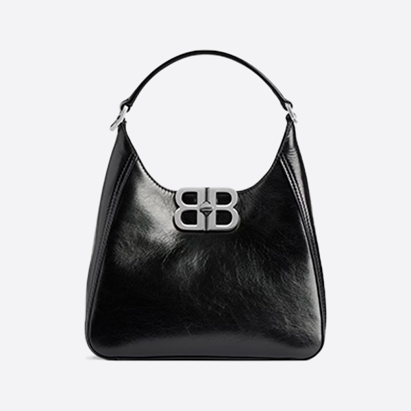 Balenciaga Black BB Soft Hobo 8019282AAIY1000