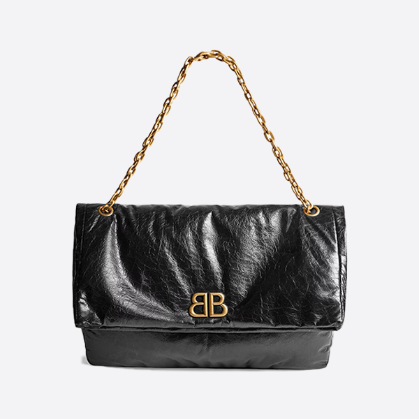 Balenciaga Le Monaco Series Large Oil Wax Bag 7659332AAR81000