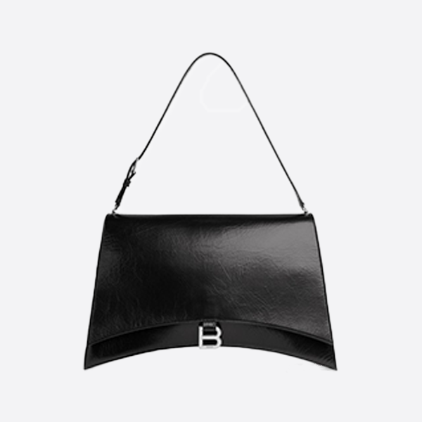 Balenciaga's latest crushed large bag with leather shoulder strap 7660582AAR21000