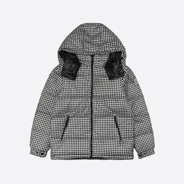 Moncler 2023Fw Hiroshi Fujiwara Houndstooth Down Jacket