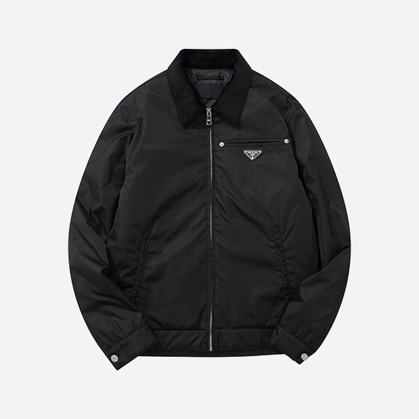 Prada Re-nylon Blouson jacket Black