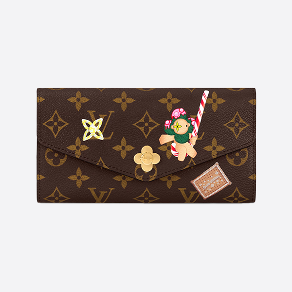 Louis Vuitton Classic Monogram Canvas Candy Factory Series Envelope Wallet M12207