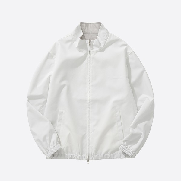Loro Piana Windmate® Reversible Bomber Jacket in White