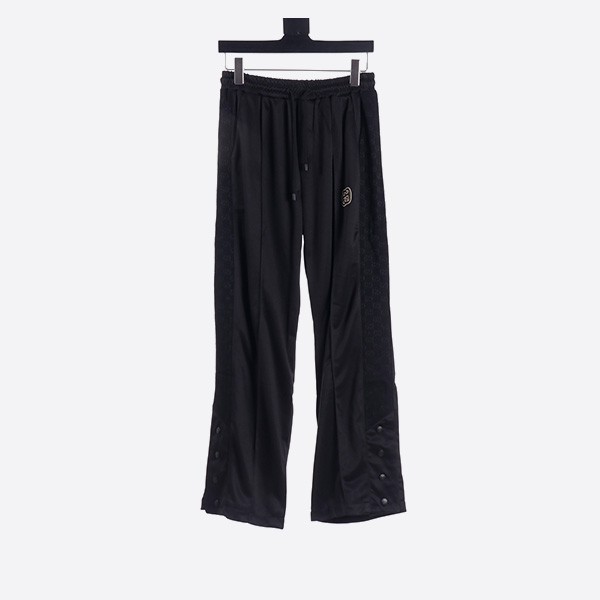 Gucci 24FW Hollow Double G Embroidered Half-Zip School Uniform Suit Pants