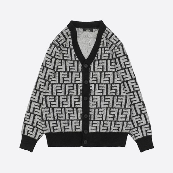Fendi 24Fw all-over FF jacquard cardigan jacket
