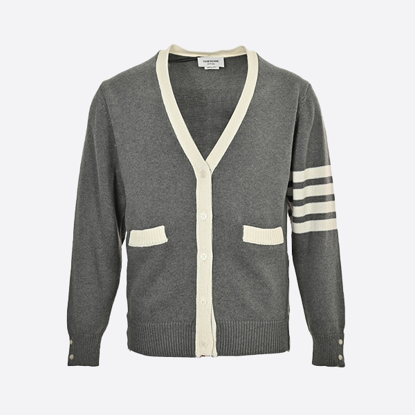 Thom Browne Back Puppy Cardigan Sweater