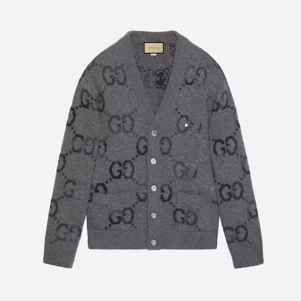 Gucci Intarsia V-neck knit cardigan 770507 XKDSJ 1128