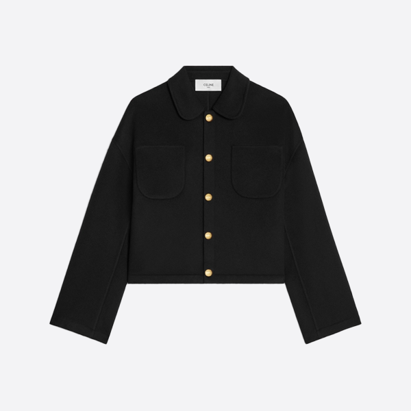 Serin Fall/Winter New Arrival Single Row Gold Button Cashmere Lapel Jacket 2V56V6700.38NO